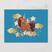 Einzigartige Sterne und Wolken Postkarte (Vorderseite)