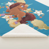 Einzigartige Sterne und Wolken Sherpadecke (3/4)