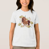 Einzigartige Sterne und Wolken Tri-Blend Shirt (Vorderseite)