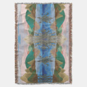 einzigartige stilisierte Hügel Flusslandschaft Mal Decke (Vorderseite Vertikal)