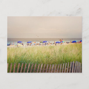 Einzigartige Strandpostkarte mit vintage Gefühl. Postkarte