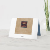 Einzigartige Südwesttagskarte mit Herz Feiertagskarte (Rückseite)