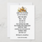 Einzigartige TEA-Einladung Einladung (Rückseite)