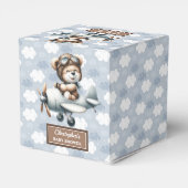 Einzigartige Teddy Bear Pilot Dusche Baby Fevor Bo Geschenkschachtel (Rückseite)