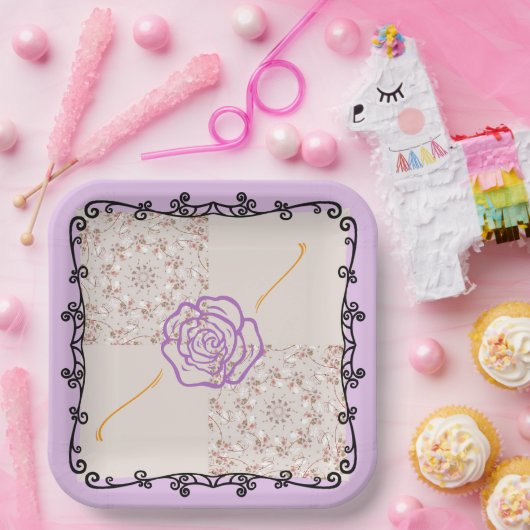 Einzigartige Tee-Party-Teller oder Hochzeiten-Tell Pappteller (Party)