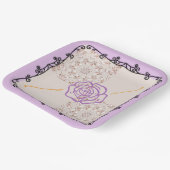 Einzigartige Tee-Party-Teller oder Hochzeiten-Tell Pappteller (Gewinkelt)