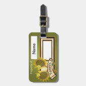 Einzigartige Tennis-Illustration Gepäckanhänger (Vorderseite vertikal)