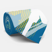 Einzigartige Tennis-Krawatte mit Krawatte (Gerollt)