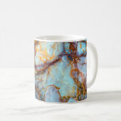 Einzigartige Textur of natural stone - marble, ony Kaffeetasse (VorderseiteRechts)