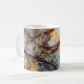 Einzigartige Textur of natural stone - marble, ony Kaffeetasse (Vorderseite Links)