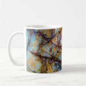Einzigartige Textur of natural stone - marble, ony Kaffeetasse (Links)