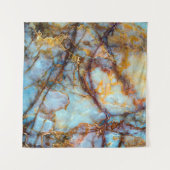 Einzigartige Textur of natural stone - marble, ony Wandteppich (Vorderseite (Horizontal))