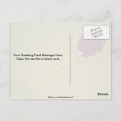 Einzigartige Toilettenbürste Postkarte (Rückseite)