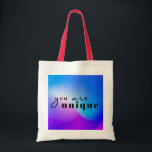 Einzigartige Tote Tasche - Feiern Sie Individualit<br><div class="desc">Mit diesem auffälligen Totbeutel im kühlen und farbenfrohen Design heben Sie sich von der Masse ab. Die Botschaft "Sie sind einzigartig" ist eine Erinnerung, Ihre Individualität zu akzeptieren und sich selbstbewusst auszudrücken. Diese Tasche aus hochwertigen Materialien ist ideal für den täglichen Gebrauch, zum Shopping oder als Geschenk für Freunde und...</div>