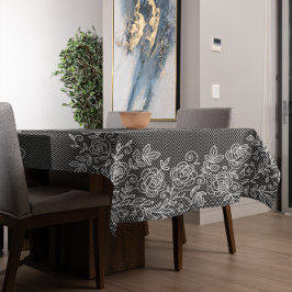 Einzigartige, transparente Blumenlatte auf jeder B Tischdecke