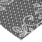 Einzigartige, transparente Blumenlatte auf jeder B Tischdecke (Schrägansicht)