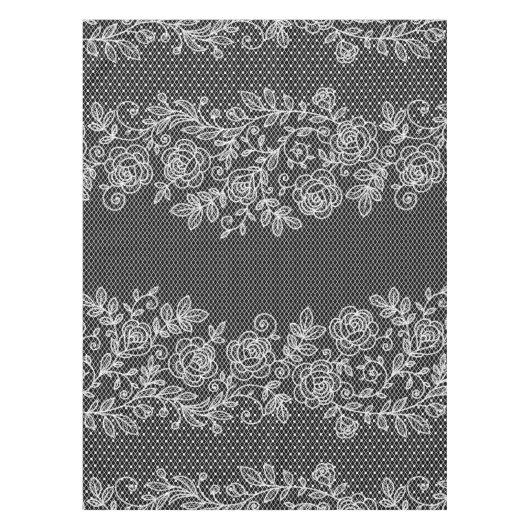 Einzigartige, transparente Blumenlatte auf jeder B Tischdecke (Vorderseite)