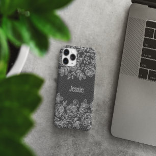 Einzigartige Transparente Künstliche Blumen Spitze Case-Mate iPhone Hülle