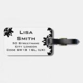 Einzigartige Trend für Business-Designer Gepäckanhänger (Rückseite horizontal)