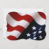 Einzigartige, trendige US-Flagge "Wedding Save the Date (Rückseite)
