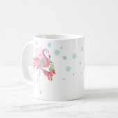 Einzigartige tropische Weihnachtsgebäck Tasse Rosa (Vorderseite Links)