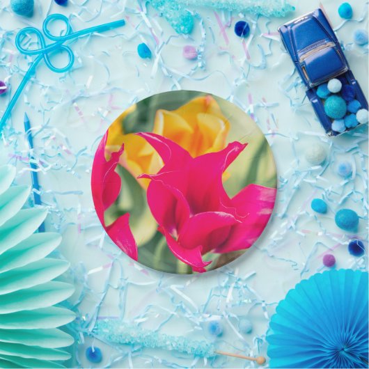 einzigartige TulpenTeller Pappteller (Party)