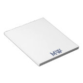 Einzigartige Typografie-Initialen Notizblock (angewinkelt)