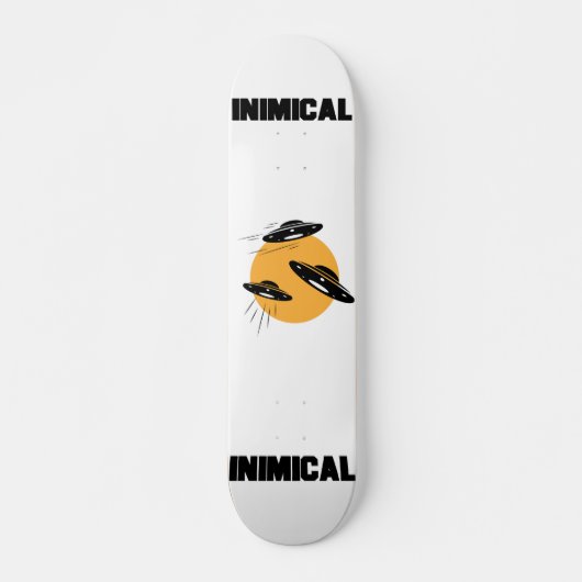 Einzigartige UFO-Attacke! Skateboard (Vorne)