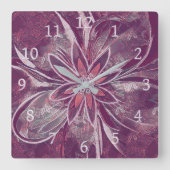 Einzigartige Uhr im Stil der Blume (Vorderseite)