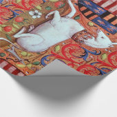 EINZIGARTIGE UND ANTIQUE FLORALMOTIFEN GESCHENKPAPIER (Ecke)