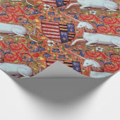 EINZIGARTIGE UND ANTIQUE FLORALMOTIFEN GESCHENKPAPIER (Ecke)