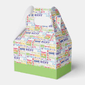 Einzigartige und besondere 100. Geburtstagsgeschen Geschenkschachtel (Rückseite)