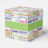 Einzigartige und besondere 100. Geburtstagsgeschen Geschenkschachtel (Rückseite)