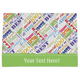 Einzigartige und besondere 100. Geburtstagsgeschen Große Geschenktüte