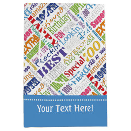 Einzigartige und besondere 100. Geburtstagsgeschen Mittlere Geschenktüte