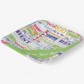 Einzigartige und besondere 100. Geburtstagsgeschen Pappteller (Gewinkelt)