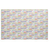 Einzigartige und besondere 100. Geburtstagsgeschen Stoff (Fat Quarter (45,7 x 55,9 cm))