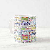 Einzigartige und besondere 50. Geburtstagsgeschenk Kaffeetasse (Vorderseite Links)