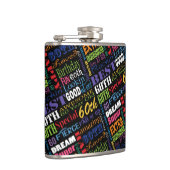 Einzigartige und besondere 60. Geburtstagsgeschenk Flachmann (Rechts)