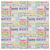 Einzigartige und besondere 60. Geburtstagsgeschenk Stoff (Muster)