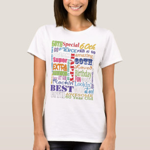 Einzigartige und besondere 60. Geburtstagsgeschenk T-Shirt
