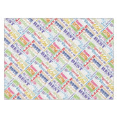 Einzigartige und besondere 60. Geburtstagsgeschenk Tischdecke (Vorderseite (Horizontal))