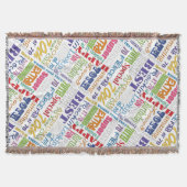 Einzigartige und besondere 70. Geburtstagsgeschenk Decke (Vorderseite)