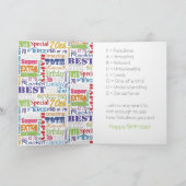 Einzigartige und besondere 70. Geburtstagsgeschenk Karte (Innenseite)