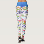 Einzigartige und besondere 70. Geburtstagsgeschenk Leggings (Rückseite)