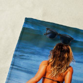Einzigartige und besondere 70. Geburtstagsgeschenk Strandtuch (Beispiel)