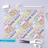 Einzigartige und besondere 80. Geburtstagsgeschenk Seidenpapier (Handwerk)