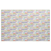 Einzigartige und besondere 80. Geburtstagsgeschenk Stoff (Fat Quarter (45,7 x 55,9 cm))