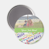 Einzigartige und besondere 85. Geburtstagsgeschenk Magnet (Vorderseite/Rückseite)