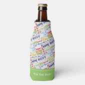 Einzigartige und besondere 95. Geburtstagsgeschenk Flaschenkühler (Flaschenvorderseite)